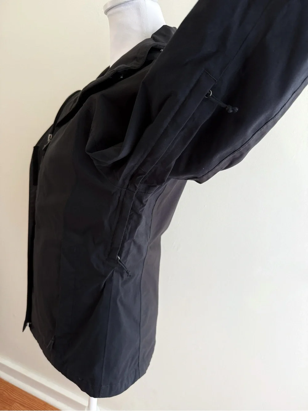THE NORTH FACE BLACK SNOW SKI HOODED JACKET - Picture 3 of 11